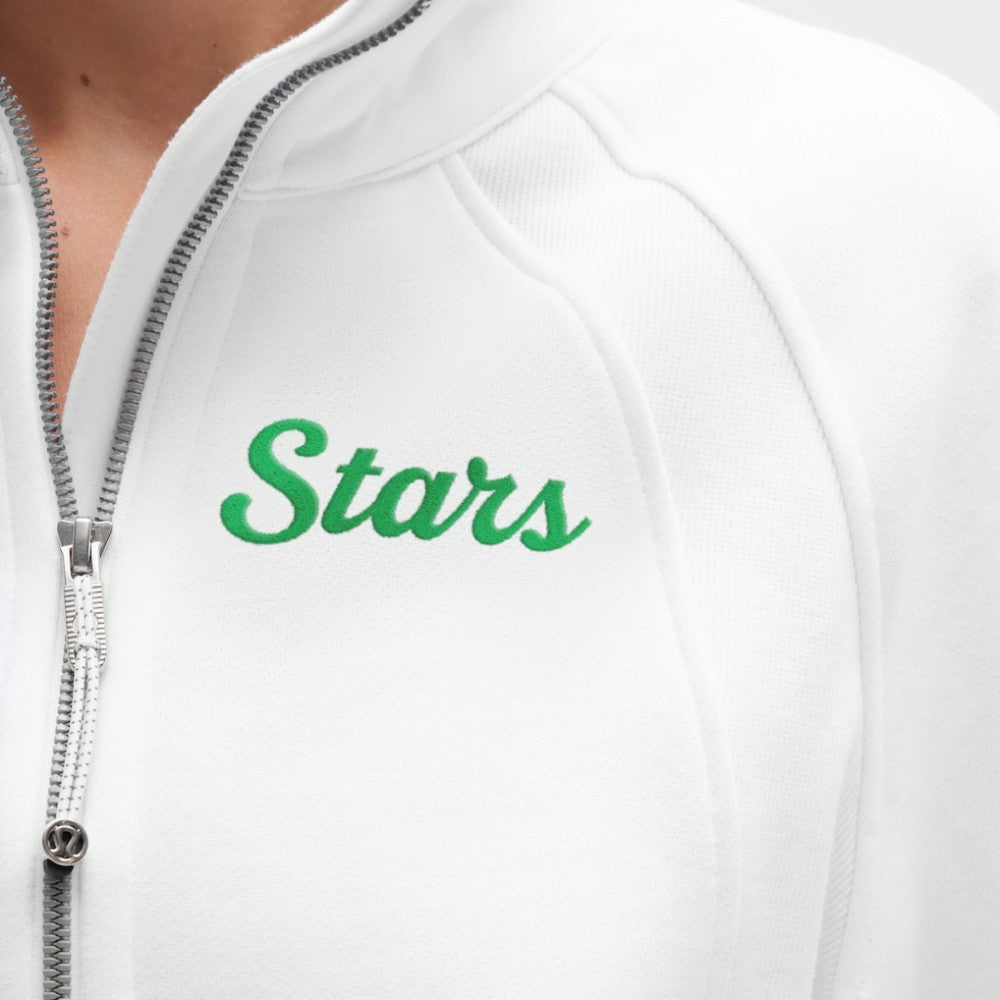 NHL Dallas Stars lululemon Women's Long Scuba Oversized Half-Zip Funnel Neck - White