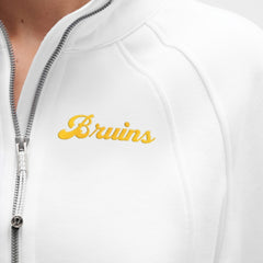 NHL Boston Bruins lululemon Women's Long Scuba Oversized Half-Zip Funnel Neck - White