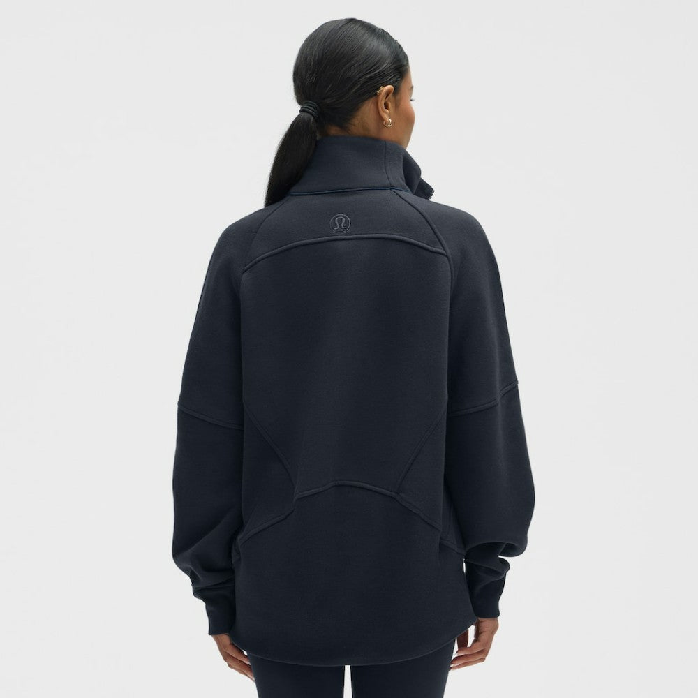 NHL Seattle Kraken lululemon Women's Long Scuba Oversized Half-Zip Funnel Neck - True Navy