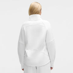 NHL Nashville Predators lululemon Women's Long Scuba Oversized Half-Zip Funnel Neck - White
