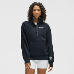 NHL Toronto Maple Leafs lululemon Women's Long Scuba Oversized Half-Zip Funnel Neck - True Navy
