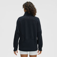 NHL Toronto Maple Leafs lululemon Women's Long Scuba Oversized Half-Zip Funnel Neck - True Navy
