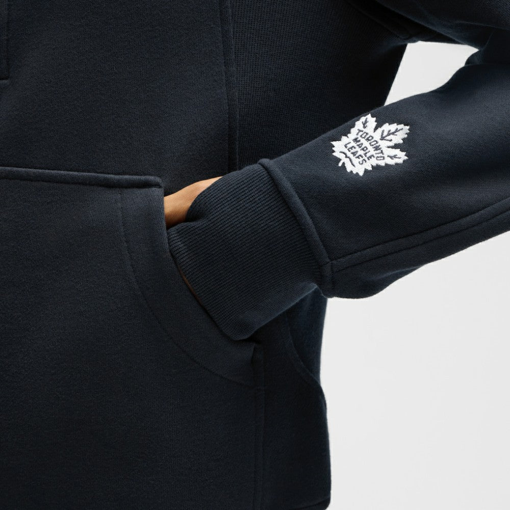 NHL Toronto Maple Leafs lululemon Women's Long Scuba Oversized Half-Zip Funnel Neck - True Navy