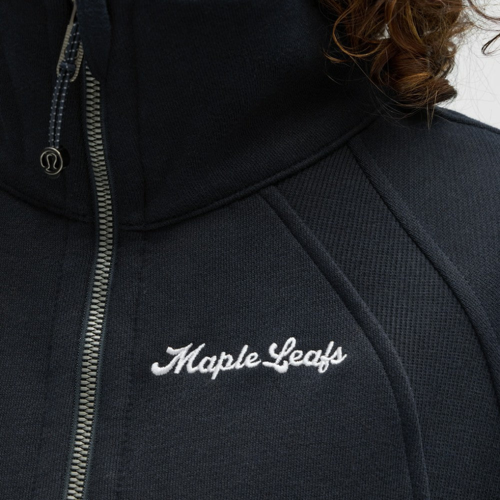 NHL Toronto Maple Leafs lululemon Women's Long Scuba Oversized Half-Zip Funnel Neck - True Navy