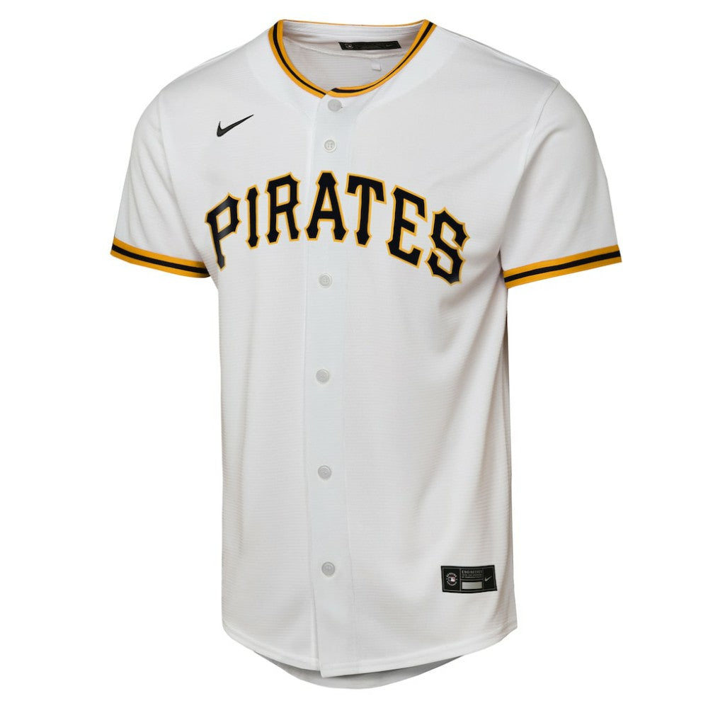 Paul Skenes Pittsburgh Pirates Nike Youth Home Replica Player Jersey - White Jerseys