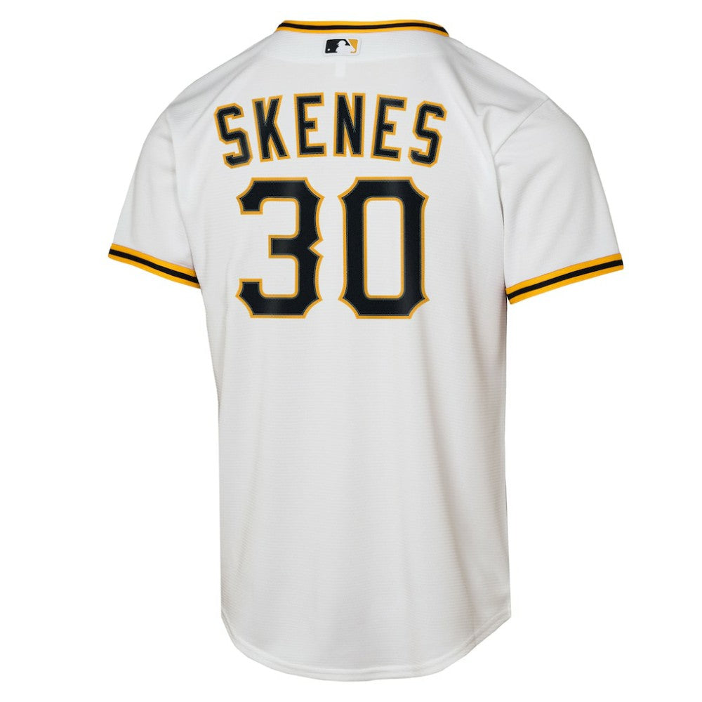 Paul Skenes Pittsburgh Pirates Nike Youth Home Replica Player Jersey - White Jerseys
