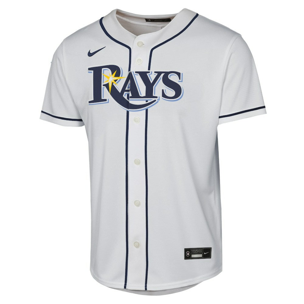 Junior Caminero Tampa Bay Rays Nike Youth Home Replica Player Jersey - White Jerseys