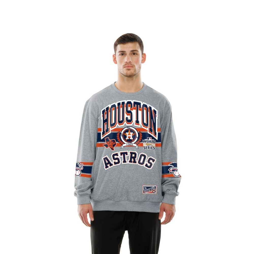 Houston Astros New Era Sport Classics Sweatshirt - Gray Sweatshirts