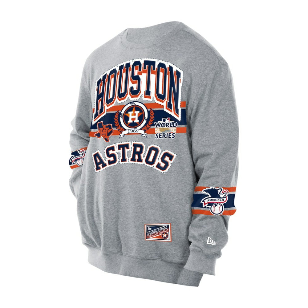 Houston Astros New Era Sport Classics Sweatshirt - Gray Sweatshirts