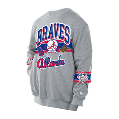 Atlanta Braves New Era Sport Classics Sweatshirt - Gray Sweatshirts