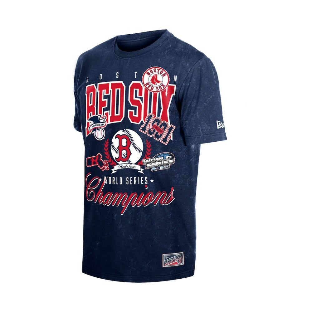 Boston Red Sox New Era Mineral Wash T-Shirt - Navy T-shirts