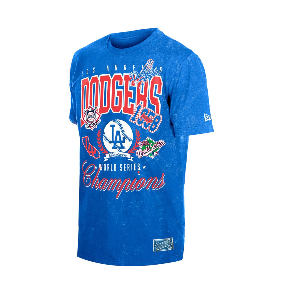 Los Angeles Dodgers New Era Mineral Wash T-Shirt - Royal T-shirts