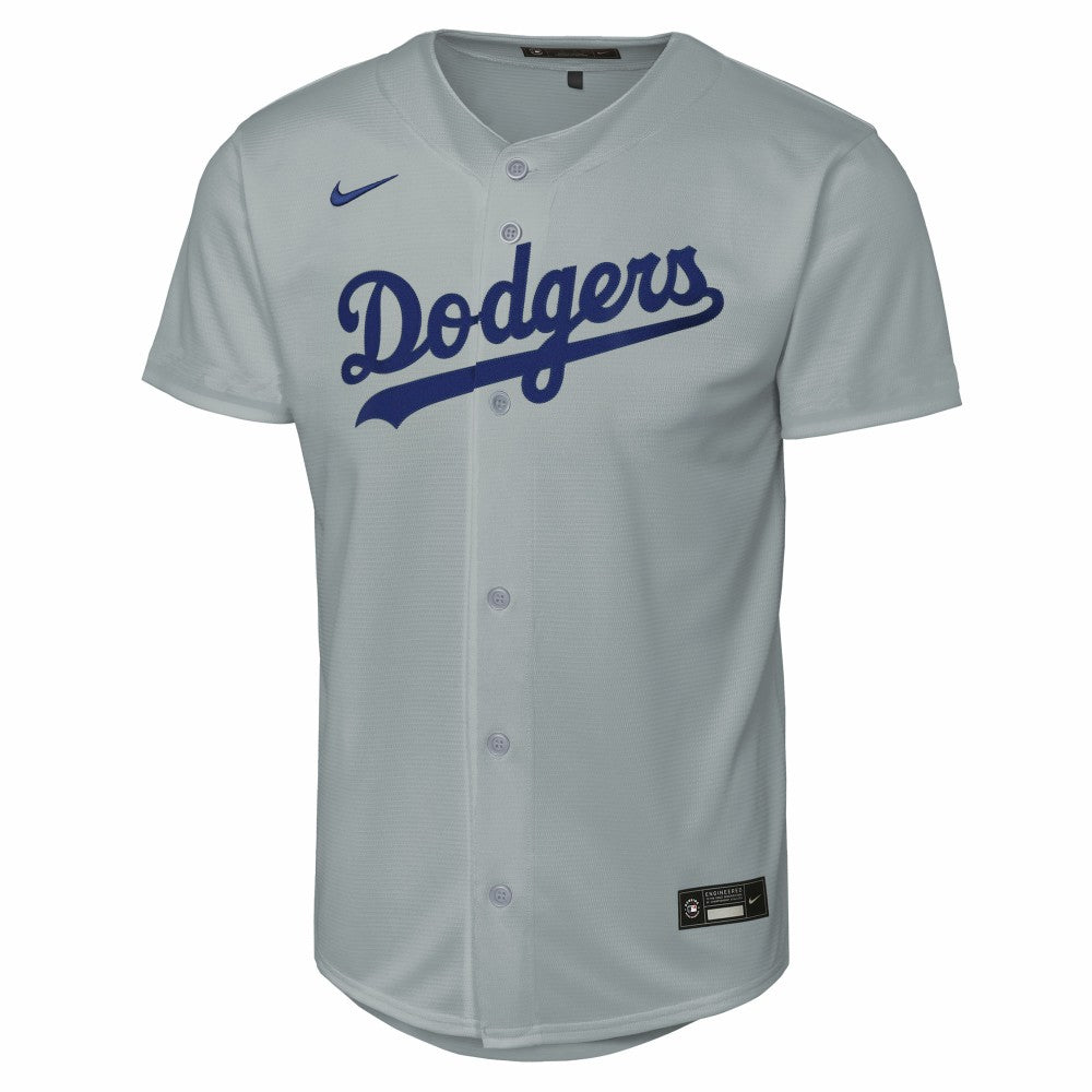 Los Angeles Dodgers Nike Youth Alternate Replica Jersey - Gray Jerseys