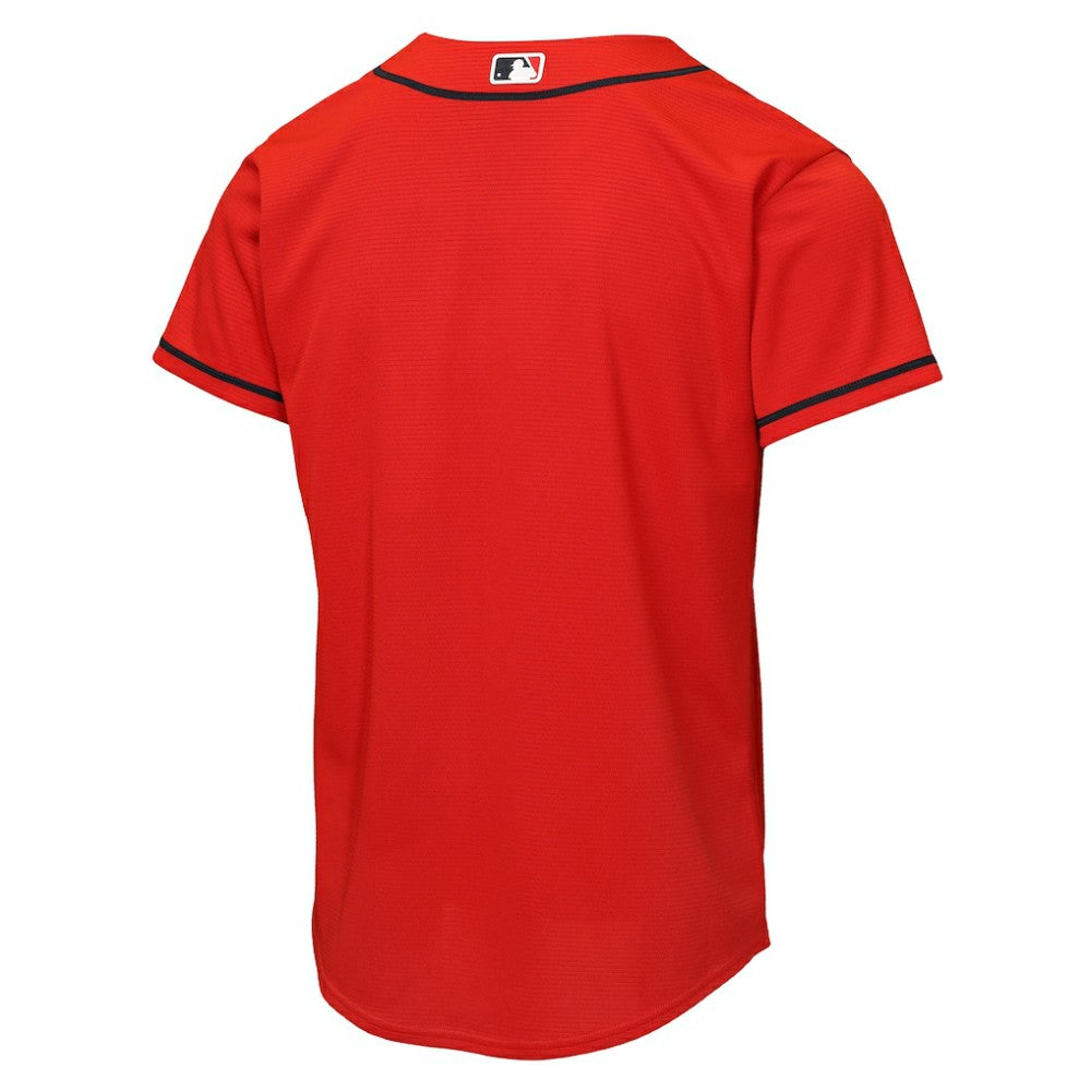 Atlanta Braves Nike Youth Alternate Replica Jersey - Red Jerseys