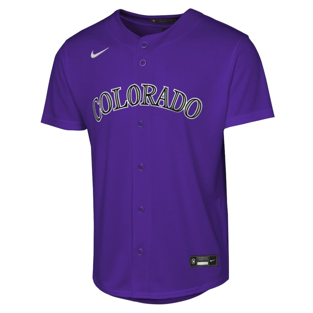 Kris Bryant Colorado Rockies Nike Youth Alternate Replica Jersey - Purple Jerseys