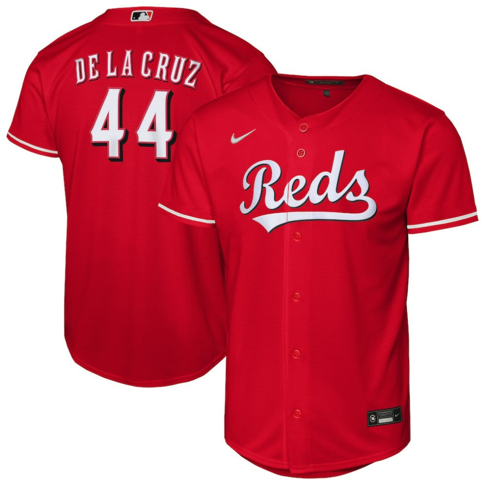 Elly De La Cruz Cincinnati Reds Nike Youth Alternate Replica Jersey - Red Jerseys