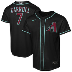 Corbin Carroll Arizona Diamondbacks Nike Youth Alternate Replica Jersey - Black Jerseys
