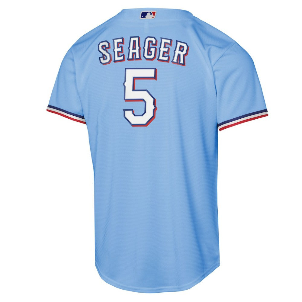 Corey Seager Texas Rangers Nike Youth Alternate Replica Jersey - Light Blue Jerseys