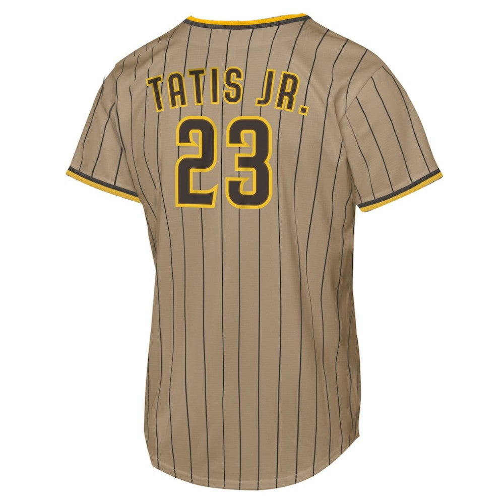 Fernando Tatis Jr. San Diego Padres Nike Youth Alternate Replica Jersey - Khaki Jerseys