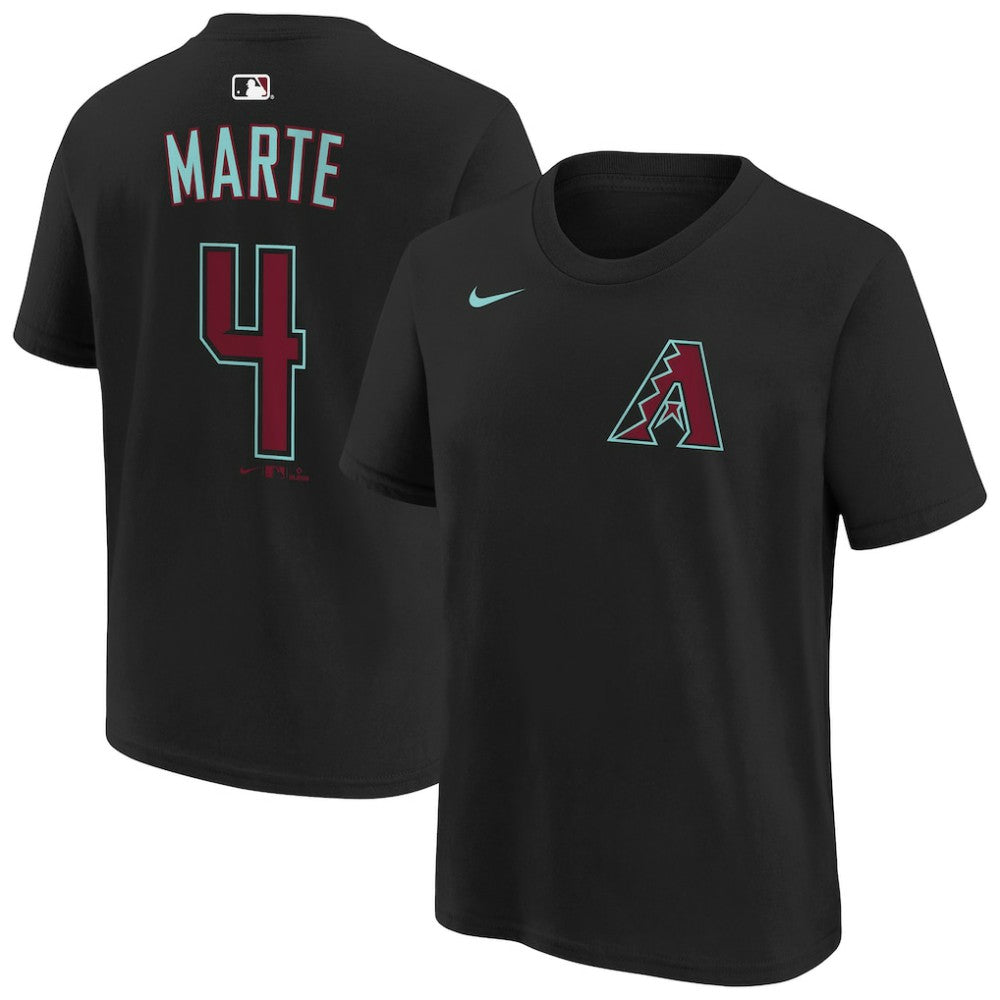 Ketel Marte Arizona Diamondbacks Nike Youth Name & Number T-Shirt - Black T-shirts