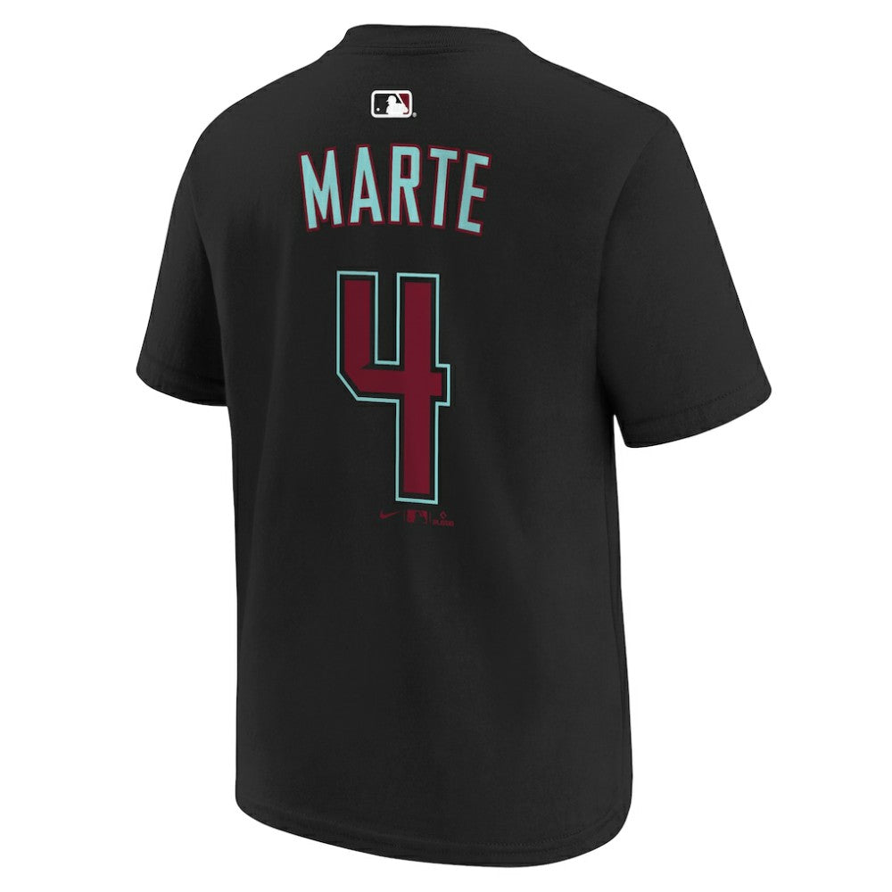Ketel Marte Arizona Diamondbacks Nike Youth Name & Number T-Shirt - Black T-shirts