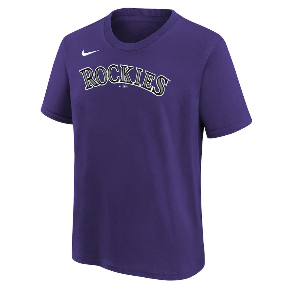 Kris Bryant Colorado Rockies Nike Youth Name & Number T-Shirt - Purple T-shirts