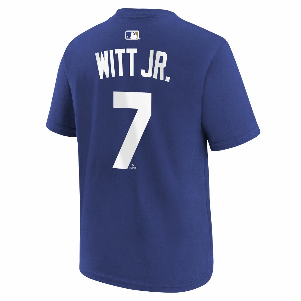 Bobby Witt Jr. Kansas City Royals Nike Youth Name & Number T-Shirt - Royal T-shirts