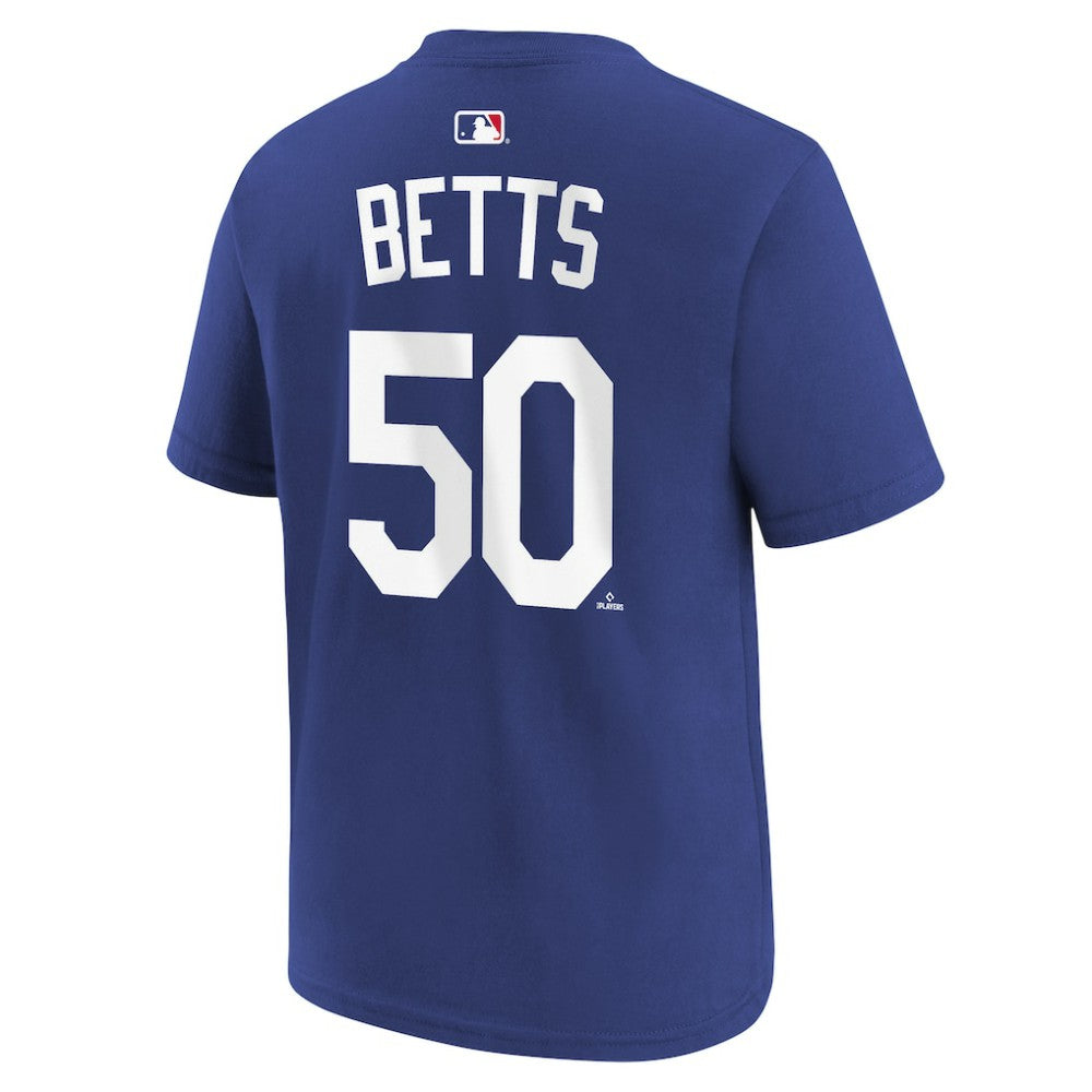 Mookie Betts Los Angeles Dodgers Nike Youth Name & Number T-Shirt - Royal T-shirts