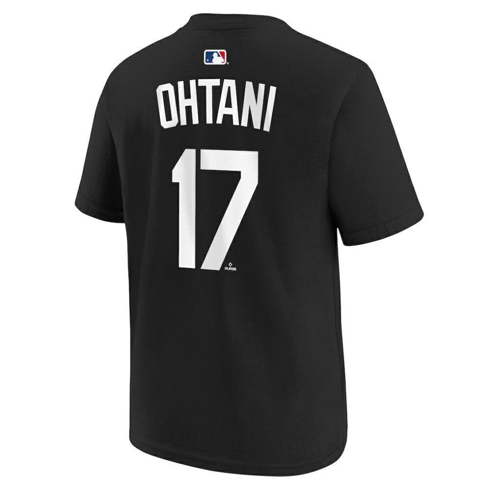 Shohei Ohtani Los Angeles Dodgers Nike Youth Name & Number T-Shirt - Black T-shirts