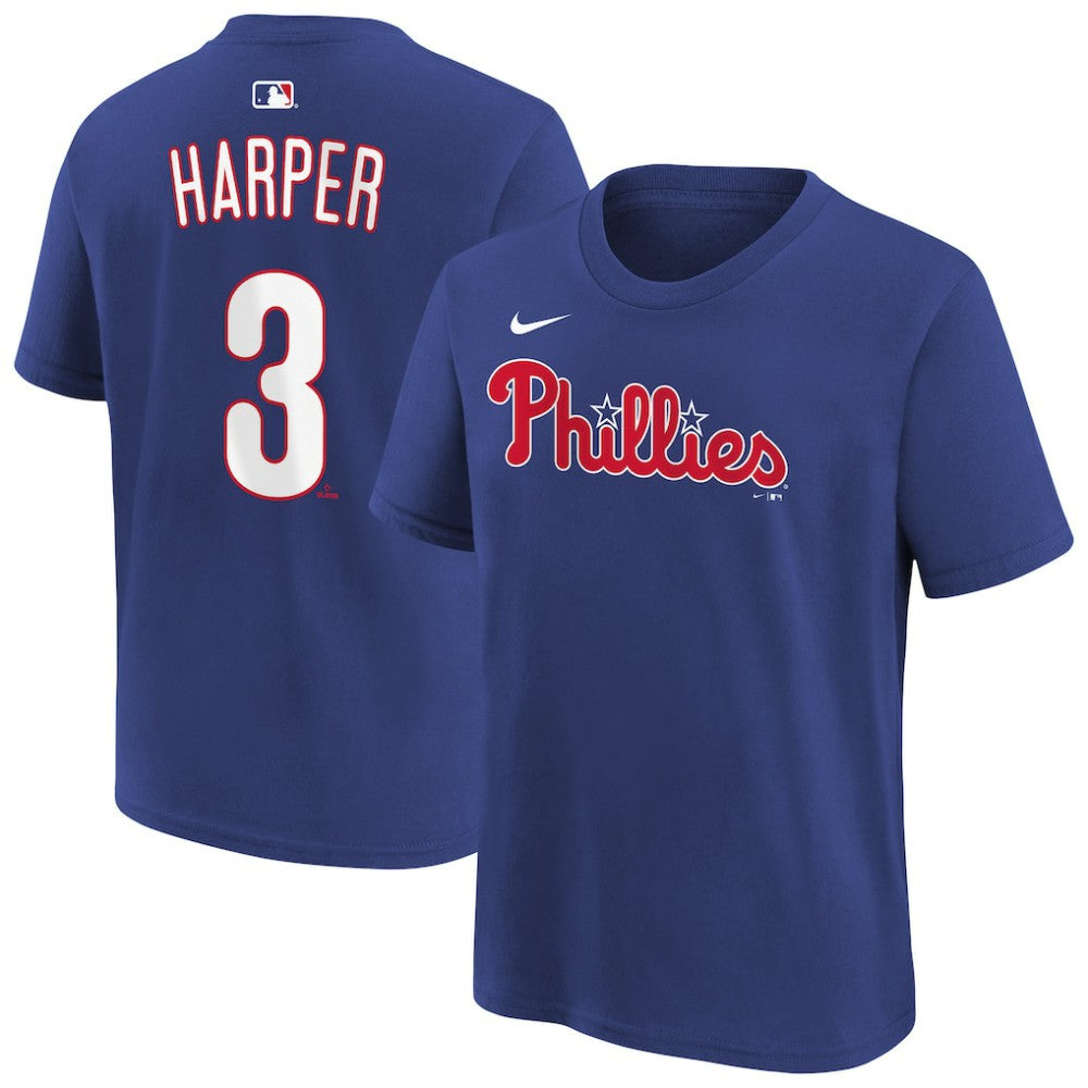 Bryce Harper Philadelphia Phillies Nike Youth Name & Number T-Shirt - Royal T-shirts