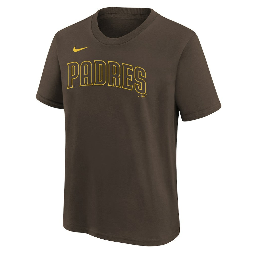 Jackson Merrill San Diego Padres Nike Youth Name & Number T-Shirt - Brown T-shirts