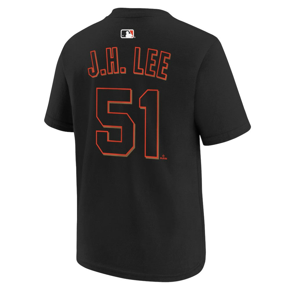 Jung Hoo Lee San Francisco Giants Nike Youth Name & Number T-Shirt - Black T-shirts
