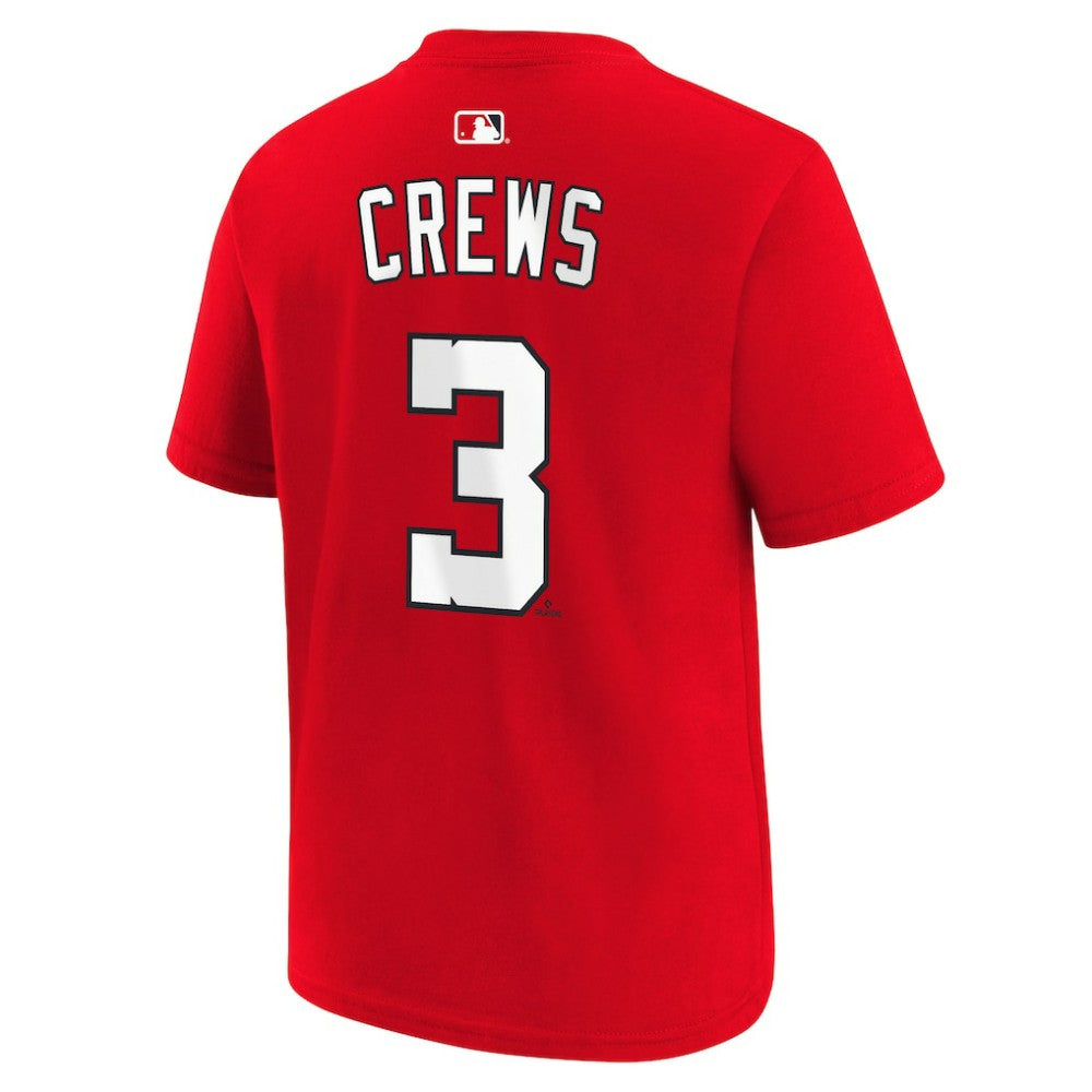 Dylan Crews Washington Nationals Nike Youth Name & Number T-Shirt - Red T-shirts