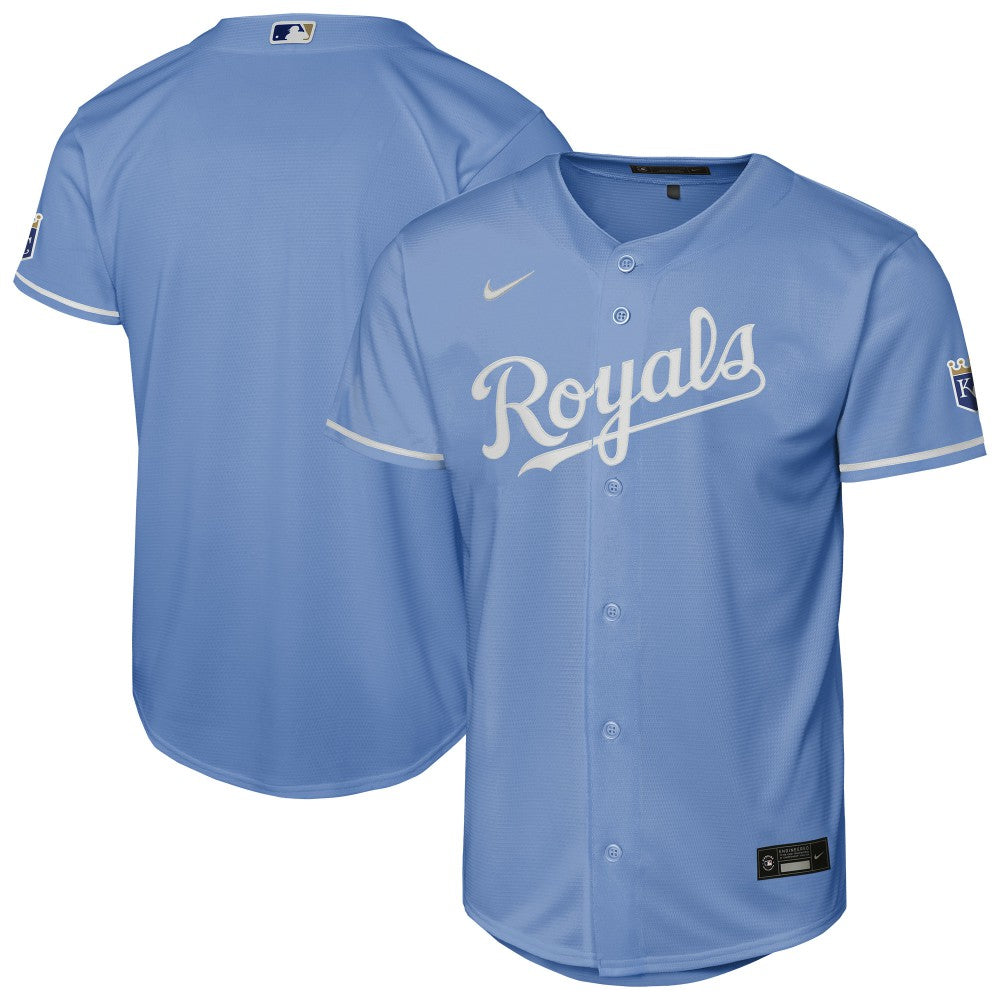 Kansas City Royals Nike Youth Alternate Stadium Jersey - Light Blue Jerseys