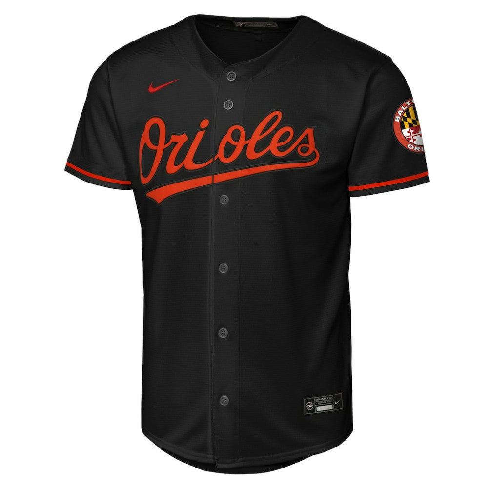 Baltimore Orioles Nike Youth Alternate Stadium Jersey - Black Jerseys