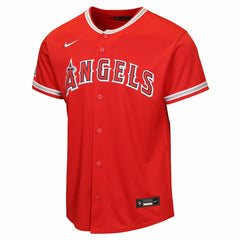 Los Angeles Angels Nike Youth Alternate Stadium Jersey - Red Jerseys
