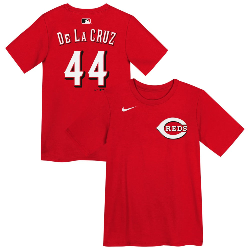 Elly De La Cruz Cincinnati Reds Preschool Name & Number T-Shirt - Red T-shirts