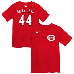 Elly De La Cruz Cincinnati Reds Preschool Name & Number T-Shirt - Red T-shirts