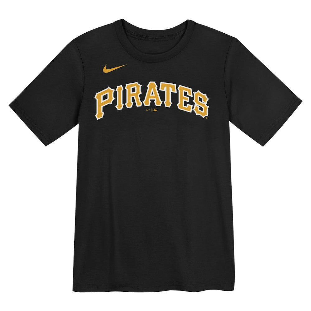 Paul Skenes Pittsburgh Pirates Nike Preschool Name & Number T-Shirt - Black T-shirts