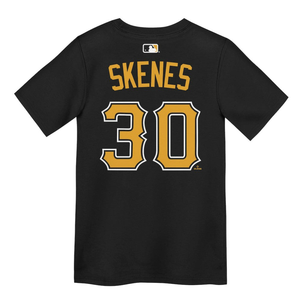 Paul Skenes Pittsburgh Pirates Nike Preschool Name & Number T-Shirt - Black T-shirts