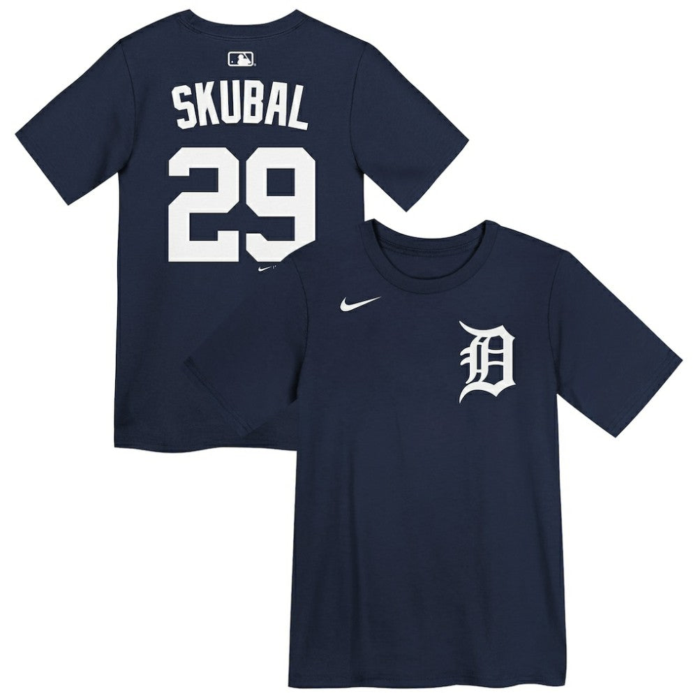 Tarik Skubal Detroit Tigers Preschool Name & Number T-Shirt - Navy T-shirts