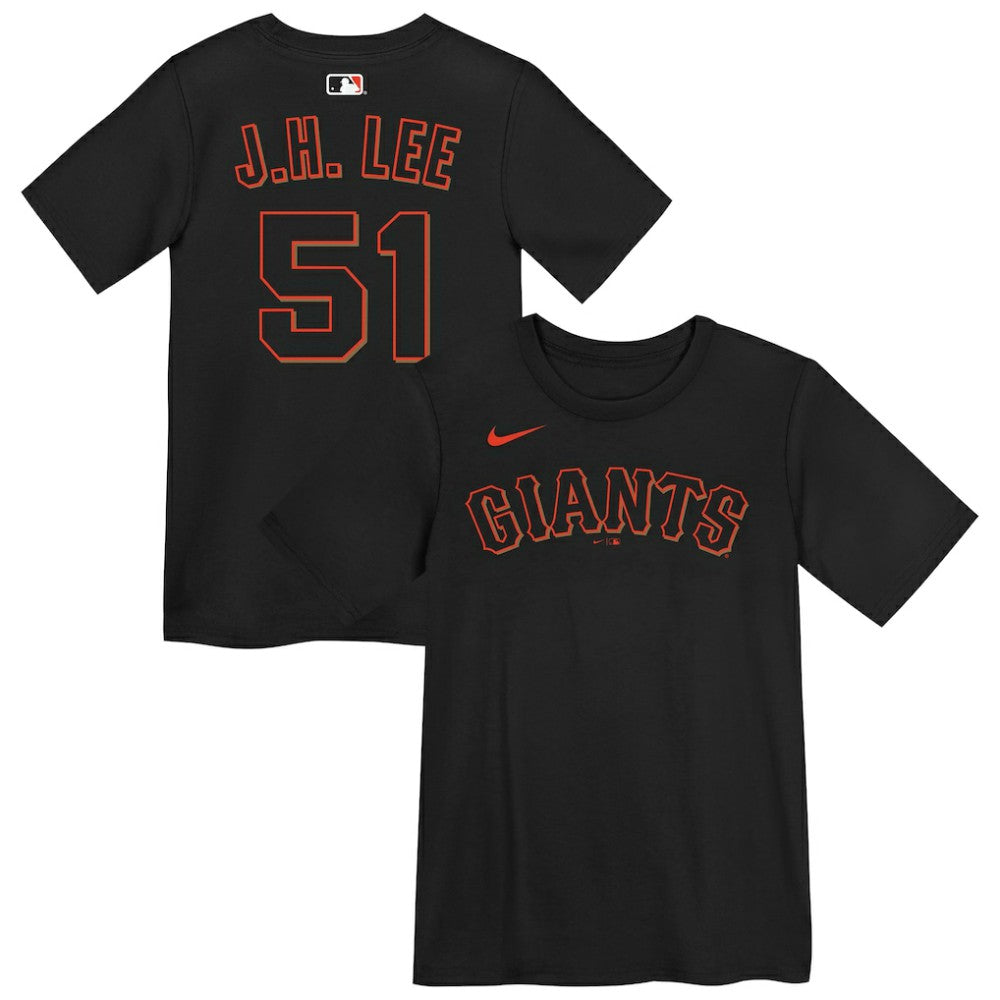 Jung Hoo Lee San Francisco Giants Nike Preschool Name & Number T-Shirt - Black T-shirts