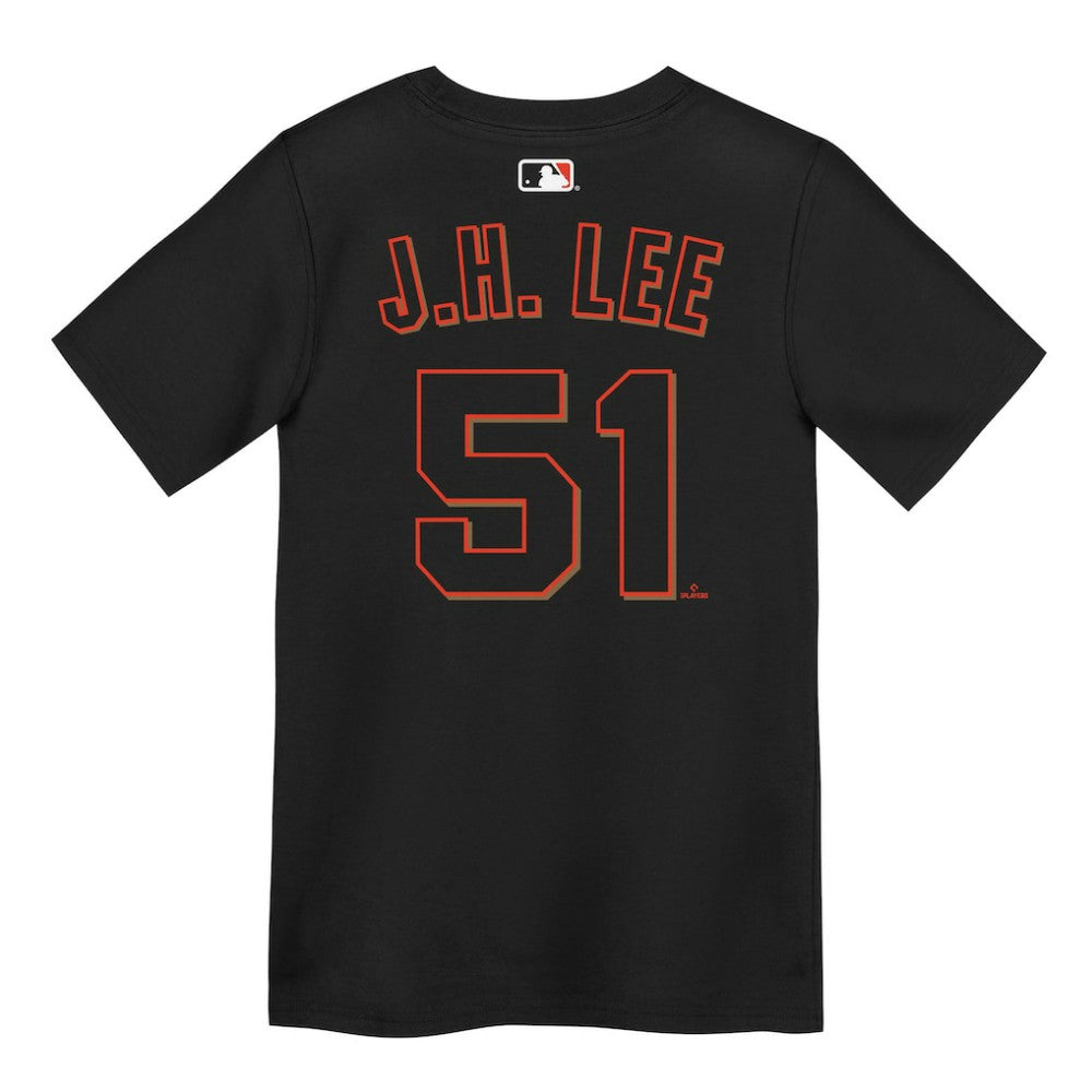 Jung Hoo Lee San Francisco Giants Nike Preschool Name & Number T-Shirt - Black T-shirts
