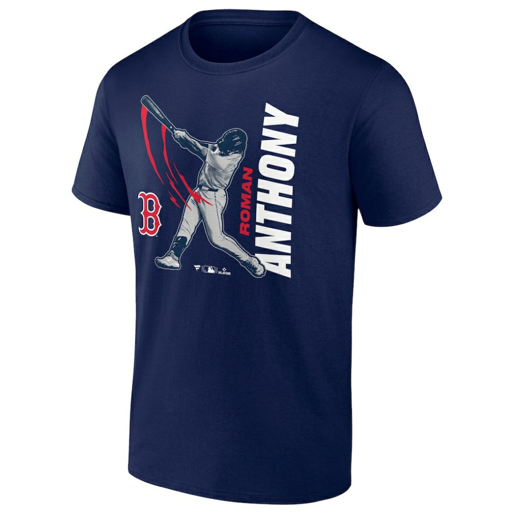 Roman Anthony Boston Red Sox Graphic Player T-Shirt - Navy T-shirts