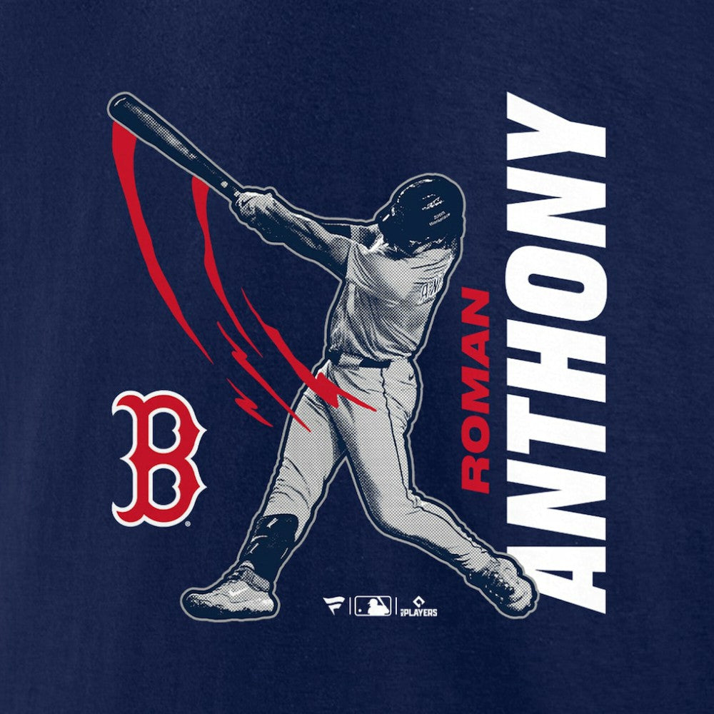 Roman Anthony Boston Red Sox Graphic Player T-Shirt - Navy T-shirts
