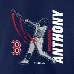 Roman Anthony Boston Red Sox Graphic Player T-Shirt - Navy T-shirts
