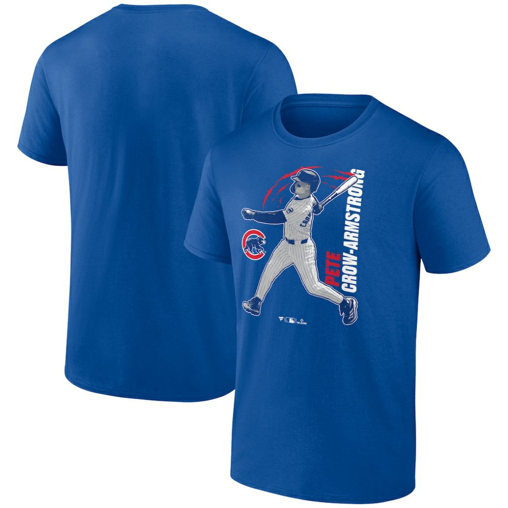 Pete Crow-Armstrong Chicago Cubs Graphic Player T-Shirt - Royal T-shirts