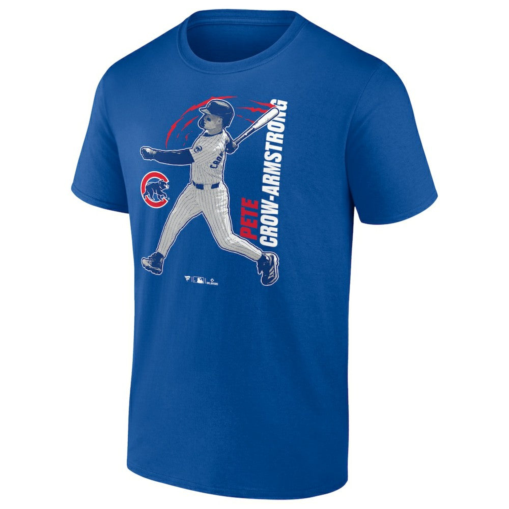 Pete Crow-Armstrong Chicago Cubs Graphic Player T-Shirt - Royal T-shirts