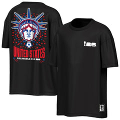USMNT Outerstuff FIFA World Cup 2026 Rally Oversized 2-Hit T-Shirt Black sale