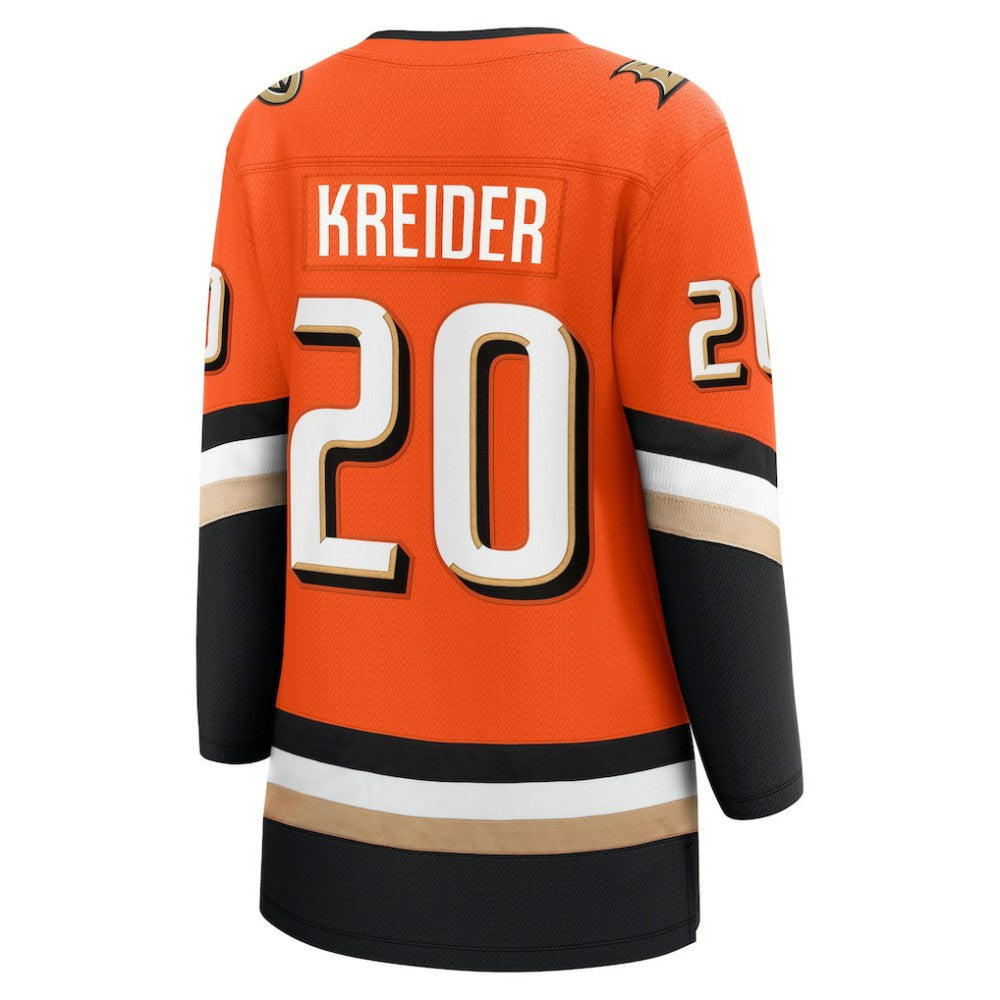 NHL Chris Kreider Anaheim Ducks Fanatics Women's Home Breakaway Player Jersey - Orange